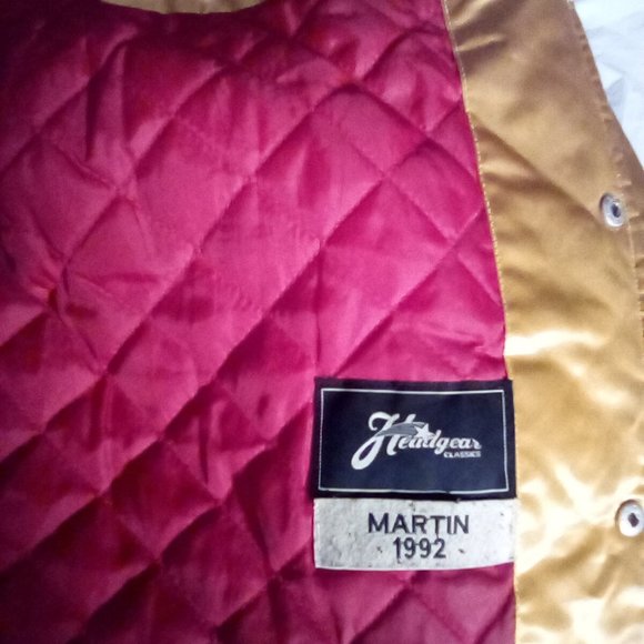 Headgear Classics *Martin Damn Gina 1992* Satin Jacket Adult Size XL - Picture 7 of 7